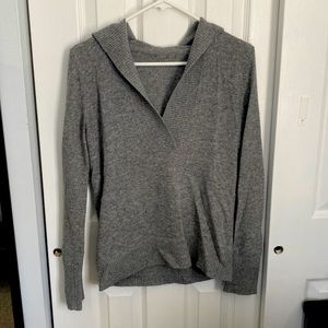 Jcrew Cashmere Hooded Pullover